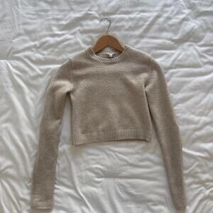 Garage cream cropped sweater